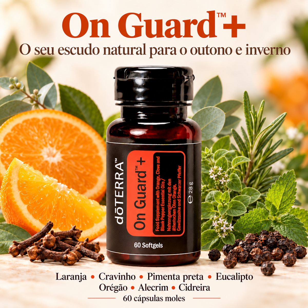 Conheça o reforço de inverno dōTERRA On Guard+: A força da natureza concentrada
