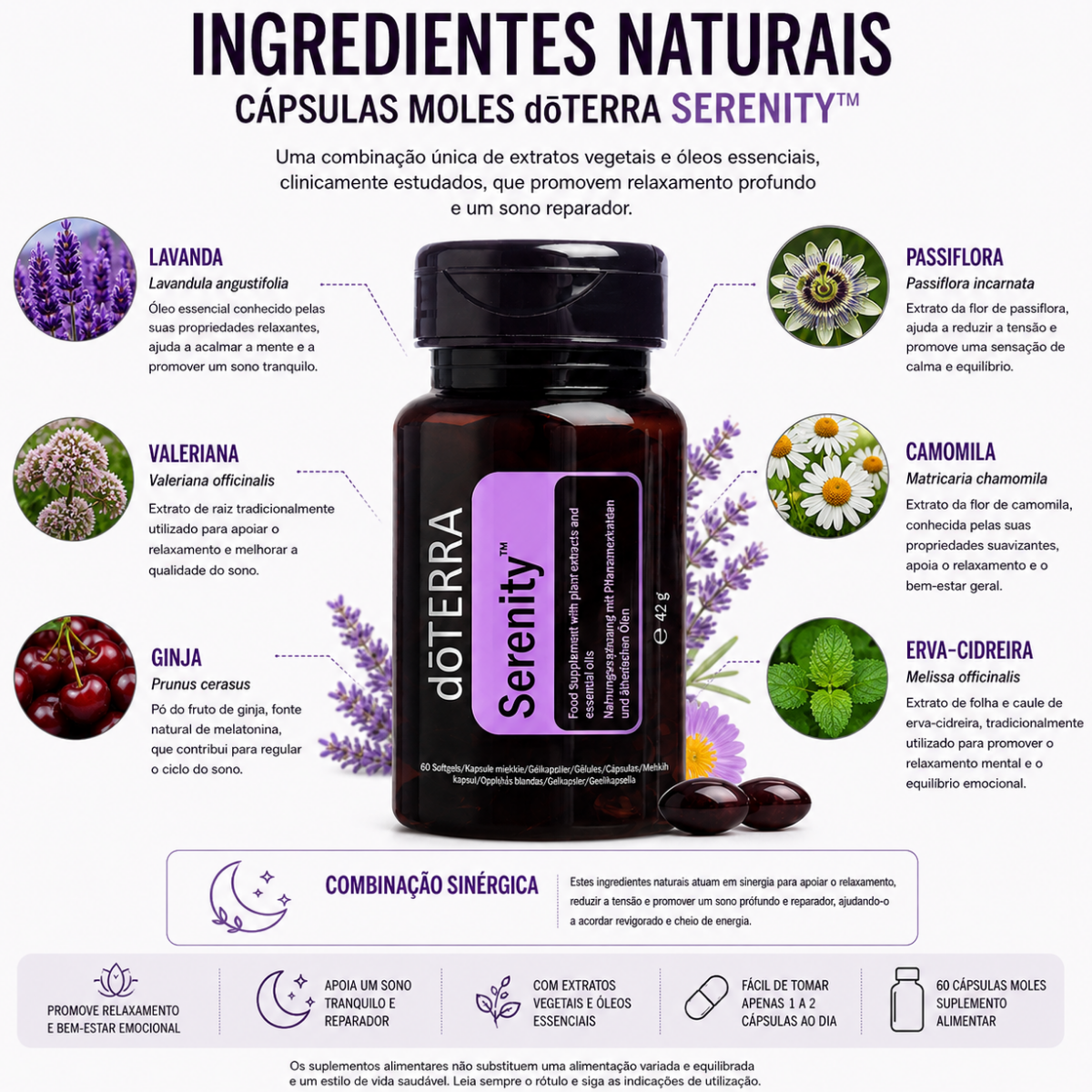 Cápsulas Serenity dōTERRA – Recupere as Suas Noites e Acorde com Energia