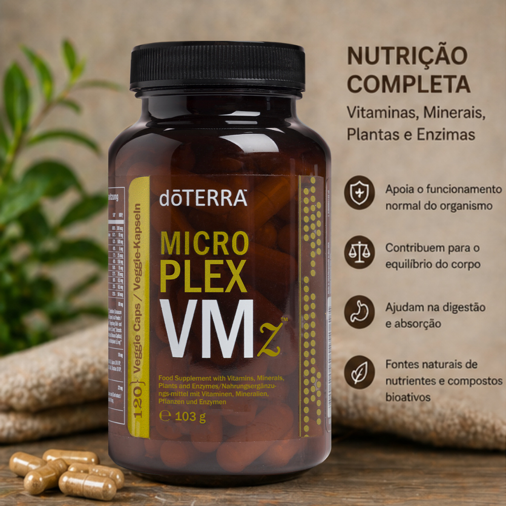 Multivitamínico Microplex VMz – Complexo de Vitaminas e Minerais para a sua Vitalidade Diária