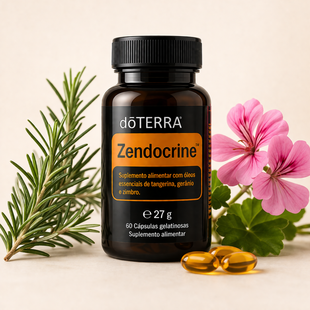 dōTERRA Zendocrine cápsulas – Ajuda na Limpeza e Desintoxicação do Fígado, Rins e Intestinos