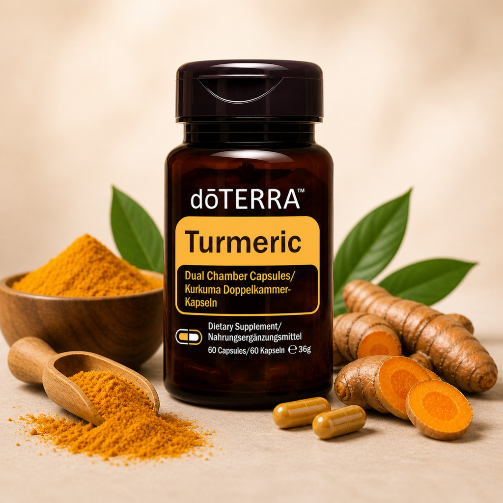 dōTERRA Turmeric Cúrcuma – Ajuda Natural contra a Inflamação e Dores no Corpo