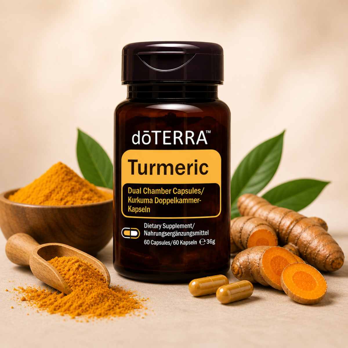 dōTERRA Turmeric Cúrcuma – Ajuda Natural contra a Inflamação e Dores no Corpo
