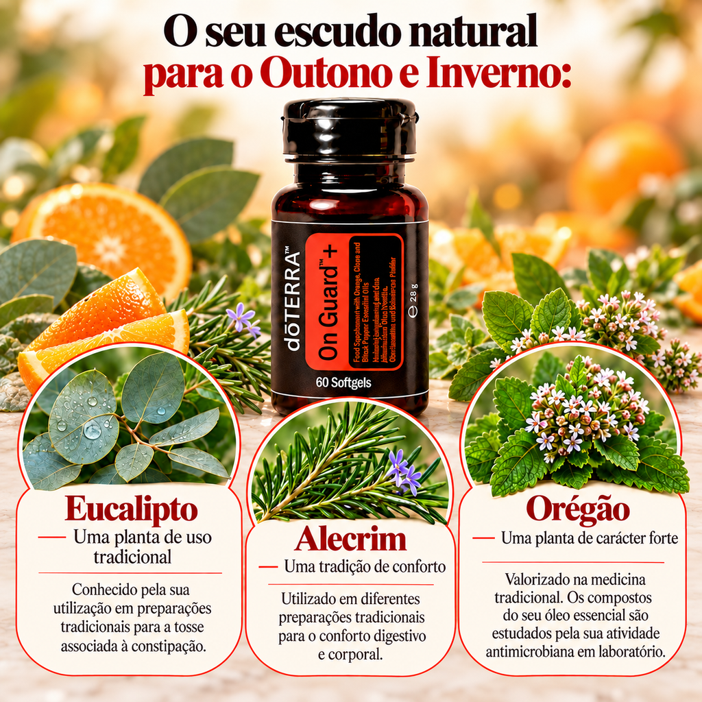 Conheça o reforço de inverno dōTERRA On Guard+: A força da natureza concentrada